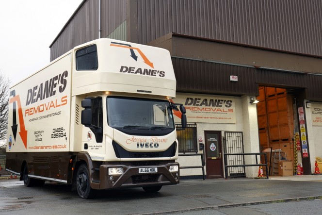Following a family tradition, the Eurocargo has been named Jessica Deane, after the owners granddaughter.
